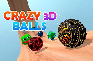 لعبة سباق الكرات المعدنية Crazy Balls 3D