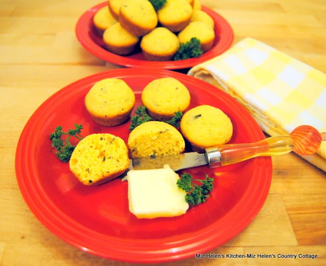 Rosemary-Orange Cornbread Bites at Miz Helen's Country Cottage