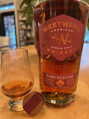 Westward Single Malt Whiskey Pinot Noir Cask Label