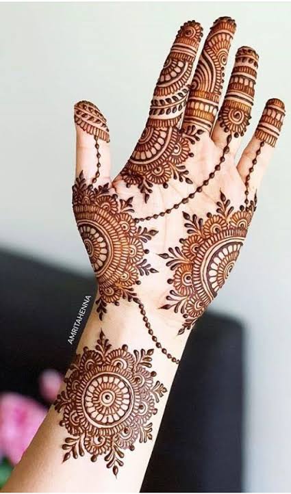 100 Stylish And Easy Mehndi Designs For Front Hand
