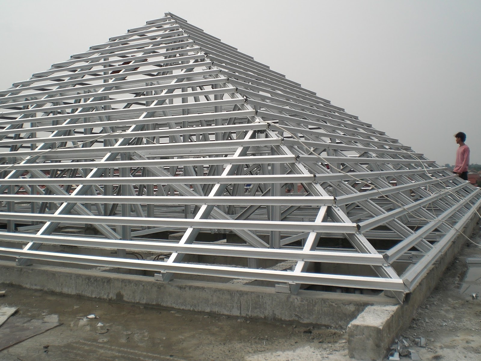 Cara cara pemasangan rangka atap  Baja  Ringan  SNI yang 