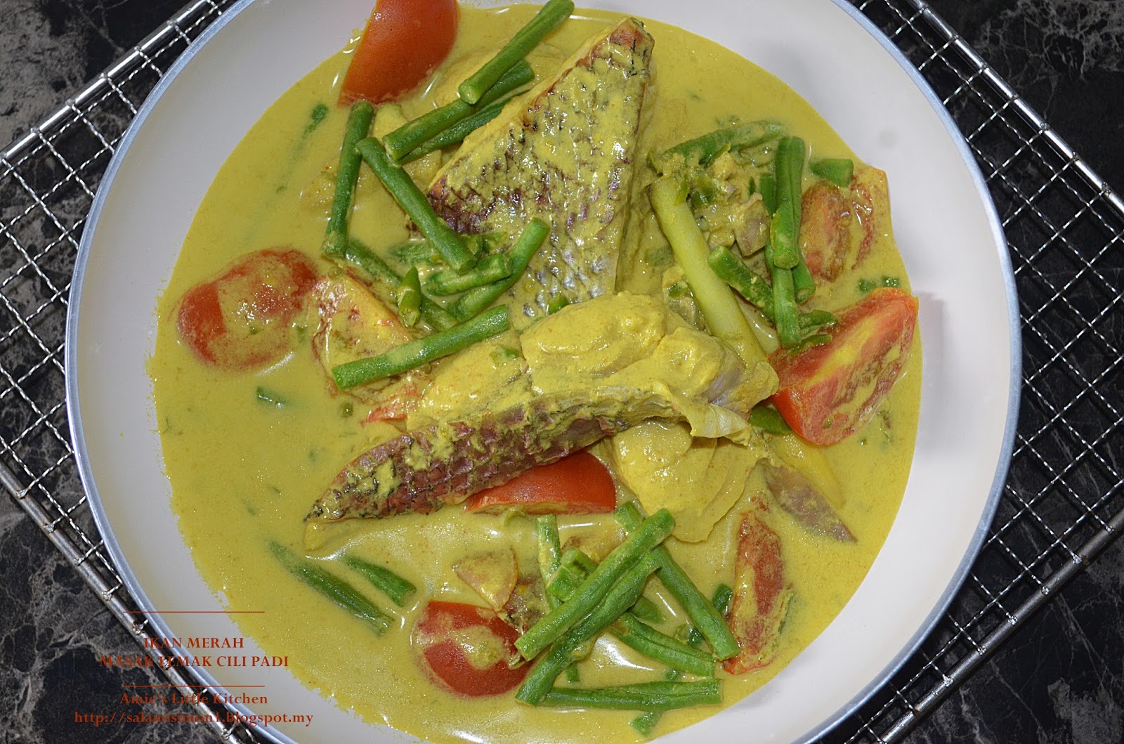 Amie S Little Kitchen Ikan Merah Masak Lemak Cili Padi