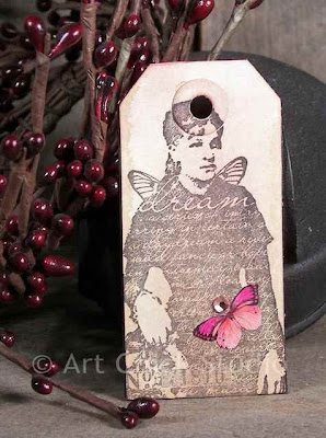 Dream Altered Art Tag