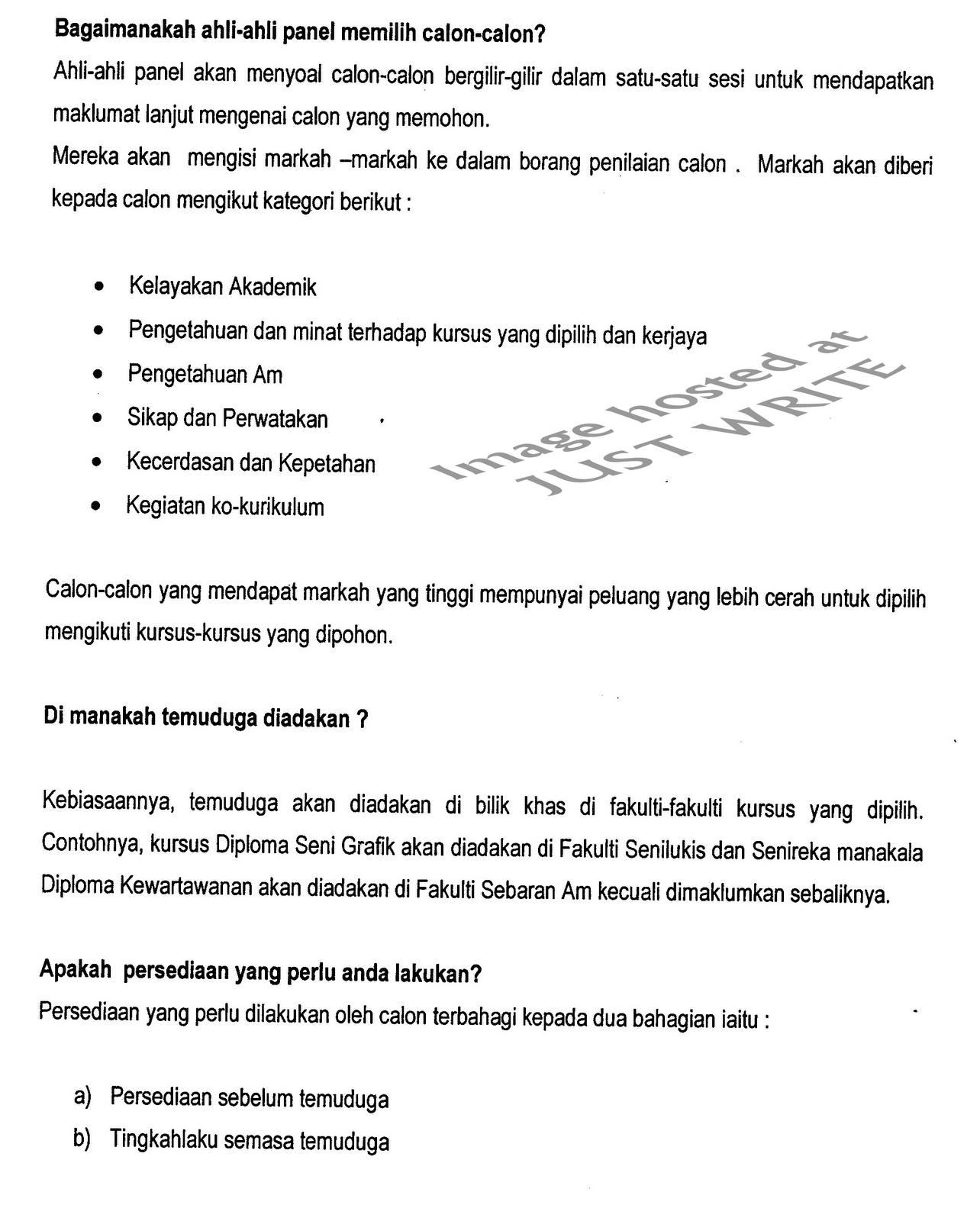 Contoh Soalan Temuduga Ijazah Sarjana Muda Pendidikan 