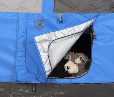 E-Z Up Camping Cube Is 6 Person Tent With Charging Pockets And Smaller Entry For Four-Legged Friends or Dogs