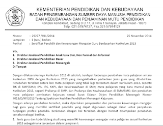 Daftar Linieratitas Sertifikat Mengajar Guru Lengkap (SD, SMP, SMA, SMK) Berdasarkan Kurikulum 2013 