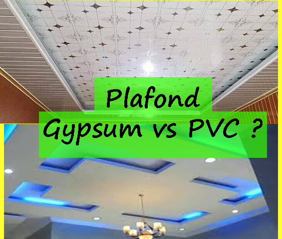  Plafond  PVC vs Gypsum Mana Lebih Baik Dipasang Simak 