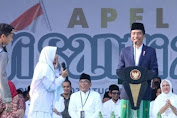 Apel Hari Santri 2023 Jihad Santri Jayakan Negeri, Presiden Jokowi Beri Hadiah Sepeda Untuk Santri dan Santriwati