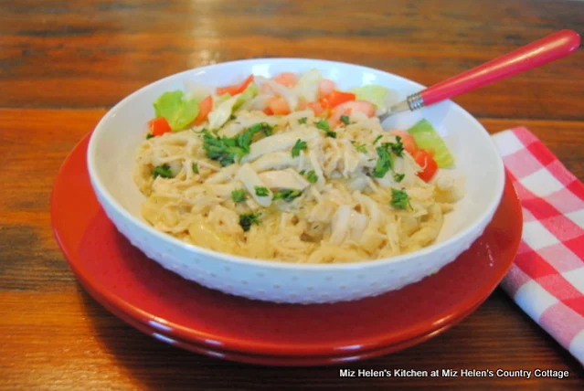 Slow Cooker Chicken & Noodles at Miz Helen's Country Cottage