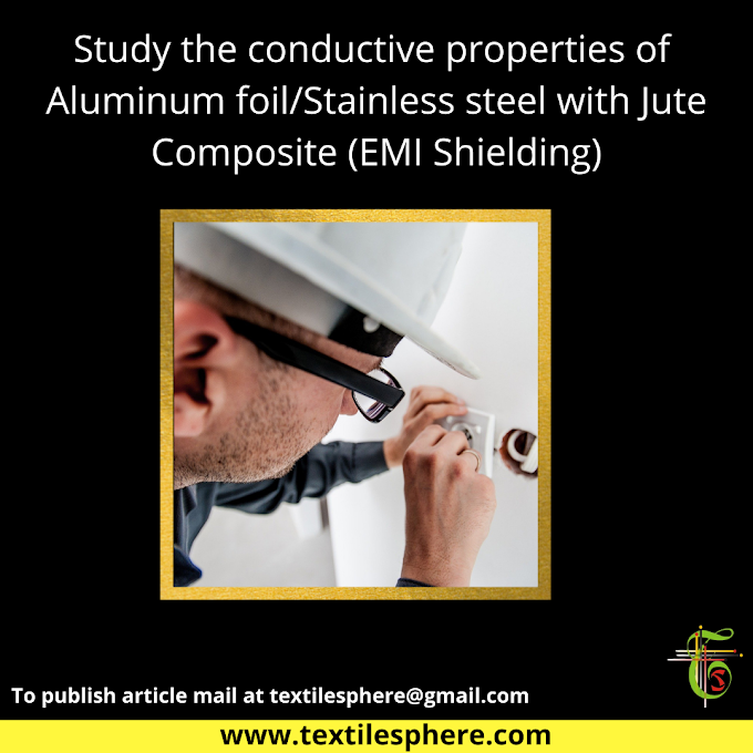 Study of conductive properties of Aluminum foil/Stainless steel with Jute Composite (EMI Shielding)