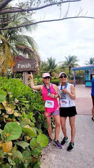 Disney Castaway Cay 5k finish line