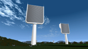'Synthetic trees': an artist's conception Credit: GRT Technologies