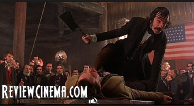 Aksi Daniel Day Lewis memerankan Bill di Gangs of New York