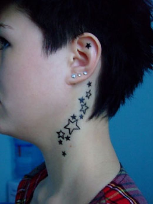 Neck Tattoos For Girls