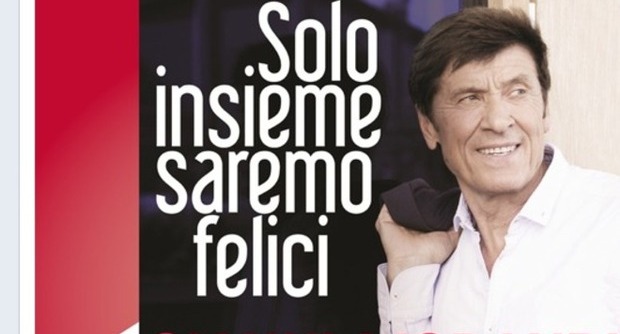 Gianni Morandi - Solo Insieme Saremo Felici - copertina testo video download