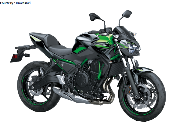 22 version of the Ninja 650's naked brother Z650 hits the market