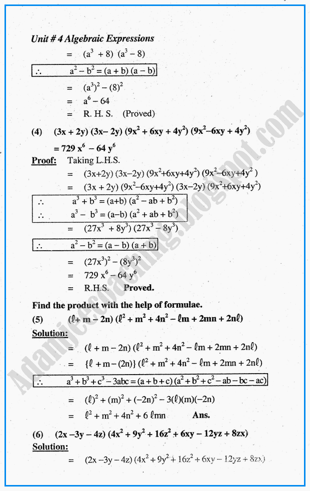 exercise-4-10-algebraic-expressions-mathematics-notes-for-class-10th