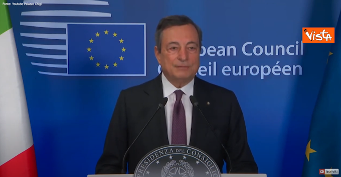 Draghi: "Inaccettabili le foto dei bambini morti, bisogna sempre avere in mente i diritti umani"