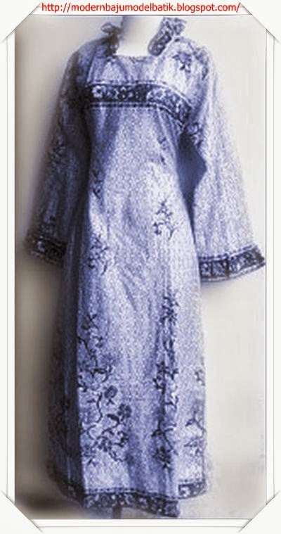 (Edisi Wanita dan Baju Muslim) model baju batik gamis
