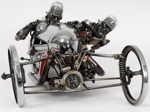 Ashok39;s Blog: Mindblowing Art from Auto Parts