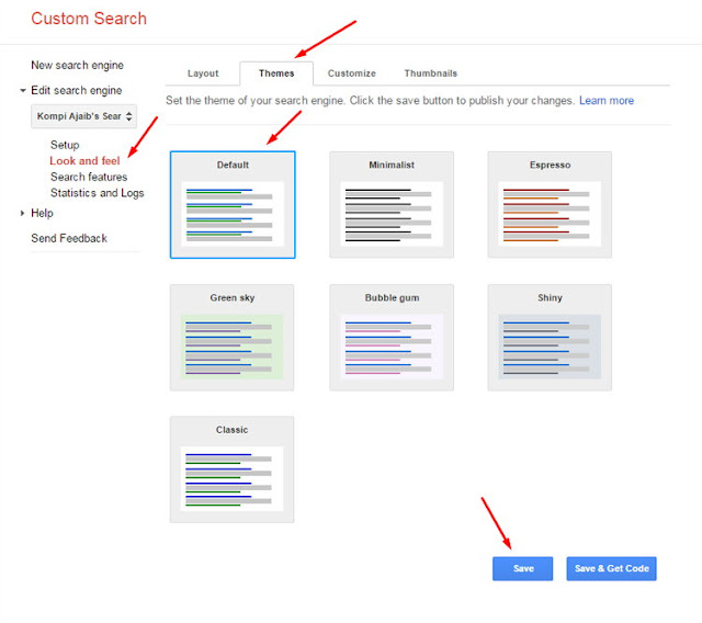 Add Responsive PopUp Google Custom Search Result on Blogger