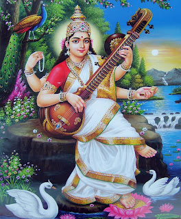 Hindu Goddess Sarasvati Photo and Wallpaper