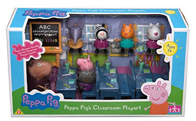 PEPPA PIG Vamos al cole con Peppa Pig Peppa Pig's Classroom Playset  Producto Oficial 2018 | Bandai 84213 | A partir de 3 años  COMPRAR ESTE JUGUETE