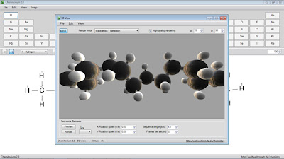 Download Chemitorium, Editor Rumus Kimia untuk Membuat Tampilan Molekul 3D