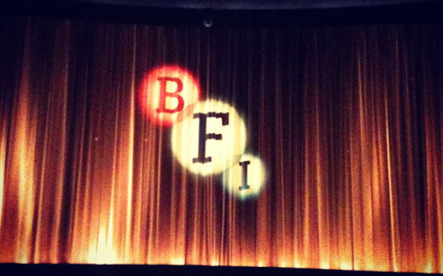 Cinema curtain at the BFI London Film Festival