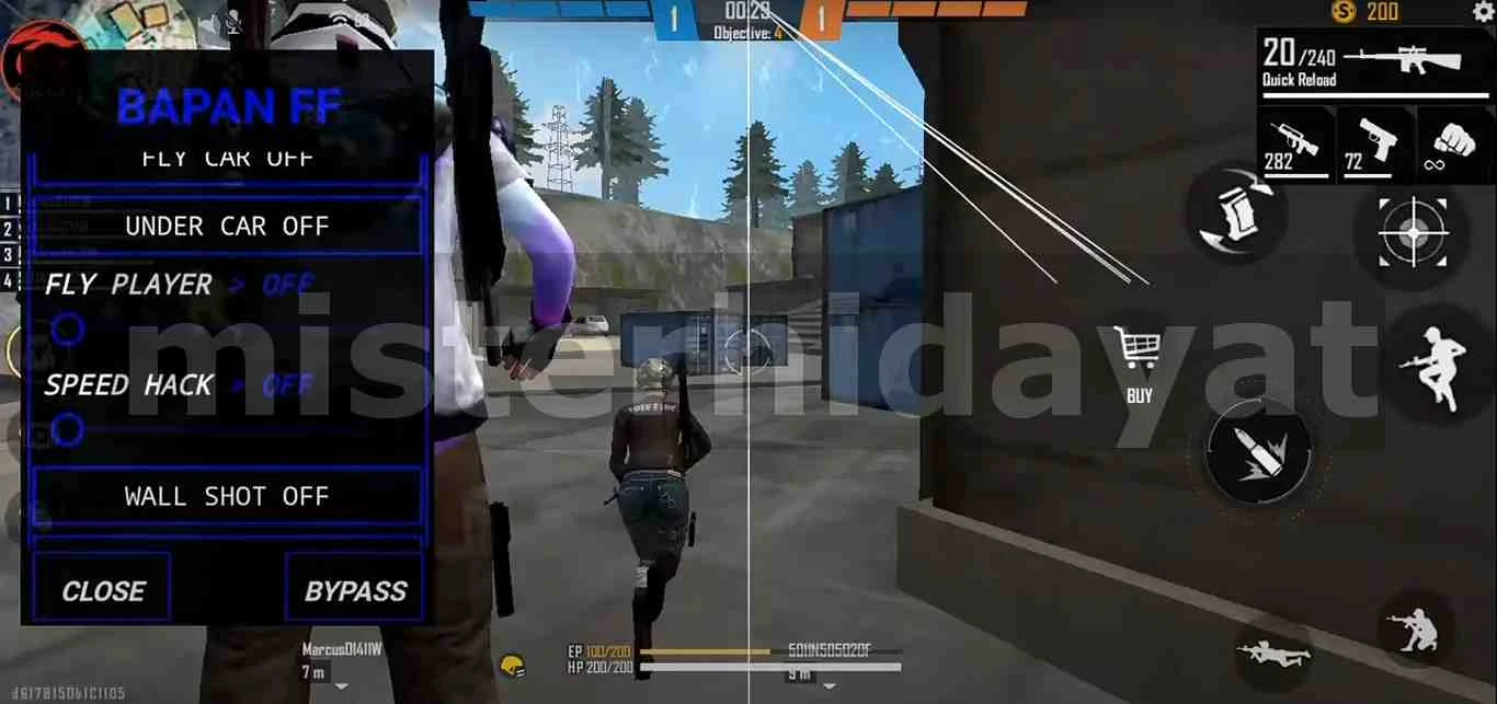 APK Mod Menu Bapan Free Fire Terbaru| Full Fitur, Telekill, Ghost H4ck, Etc