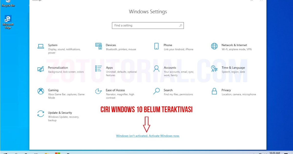 2 Cara Aktivasi Windows 10 Permanen Terbaru 100% Work ...