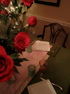 Valentine Table Setting 