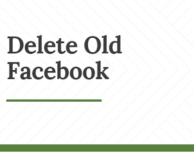 How to Deactivate and Delete Old Facebook Account