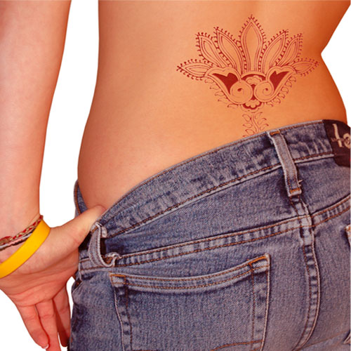 Henna Tattoos on Back