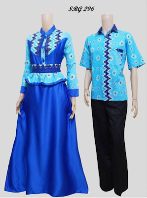 Gambar Model Gamis Batik