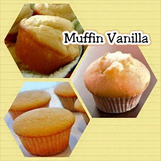 Muffin Vanilla,Tepung Kek Segera