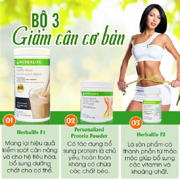 bộ 3 giảm cân herbalife