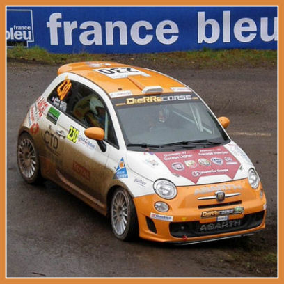 New Abarth 500 R3T Rally de France New Abarth 500 R3T Rally de France