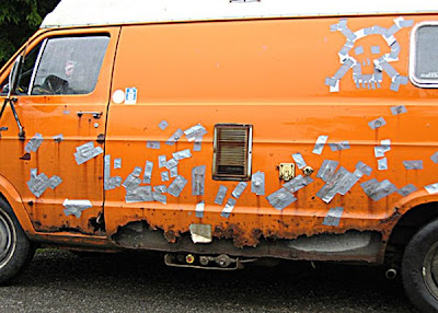 Rust Repair Duct Tape Van Job