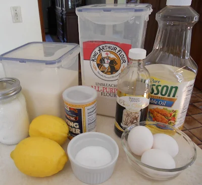 Lemon Yogurt Cake Ingredients