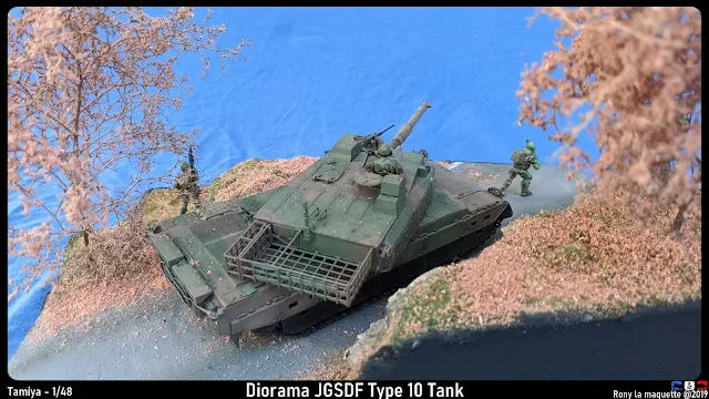 Diorama JGSDF Type 10 Tank & US Ariadna Ranger Force