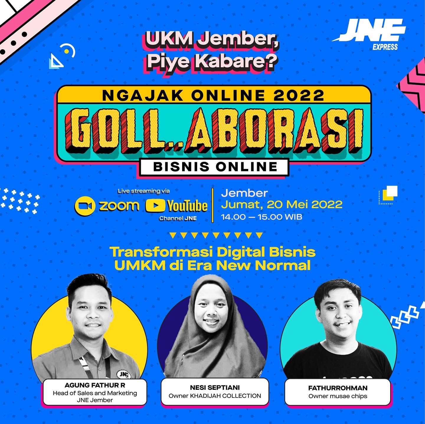 JNE support UMKM Jember