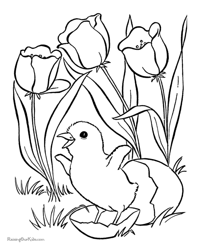 Coloring Pages Worksheets: Simple Flower Coloring Pages ...