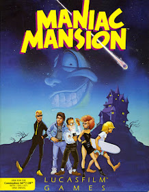 Portada original Maniac Mansion