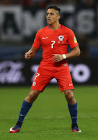 Alexis Sánchez en partido ante Alemania, Copa Confederaciones 2017, 22 de junio
