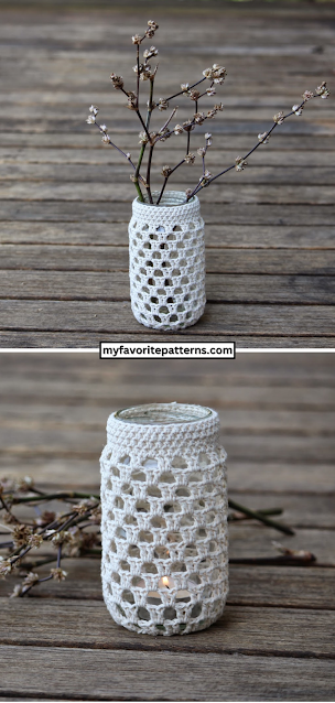 Crochet Jar Cover Cosy Tutorial