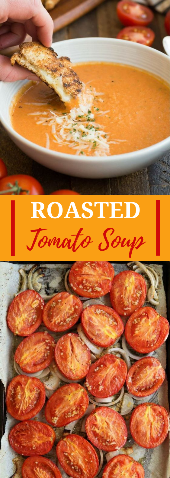 EASY ROASTED TOMATO SOUP RECIPE #Vegetarian #Meal