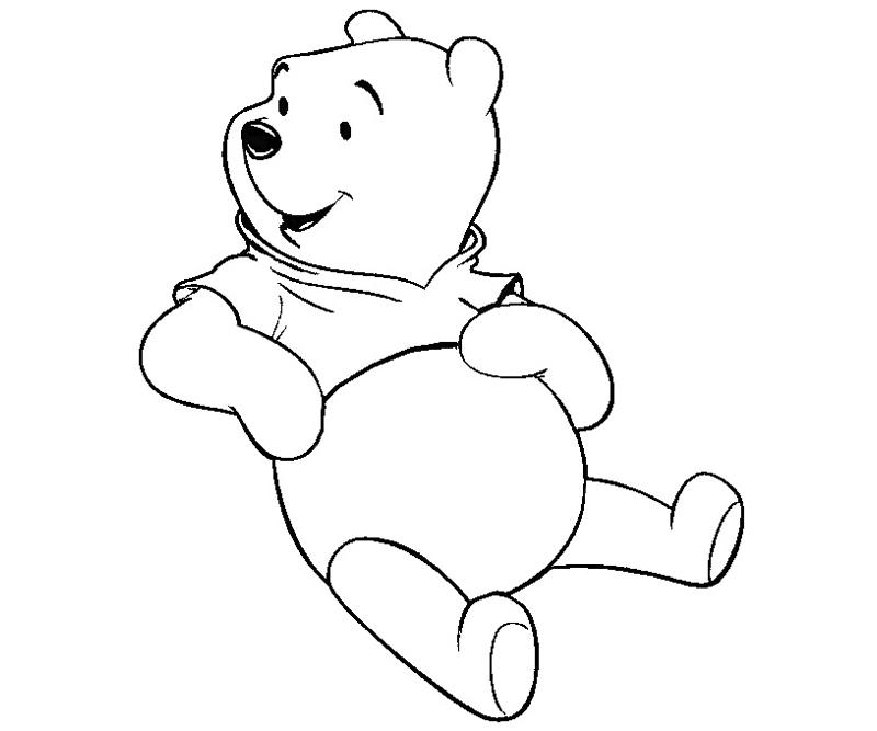 Printable Winnie The Pooh 1 Coloring Page