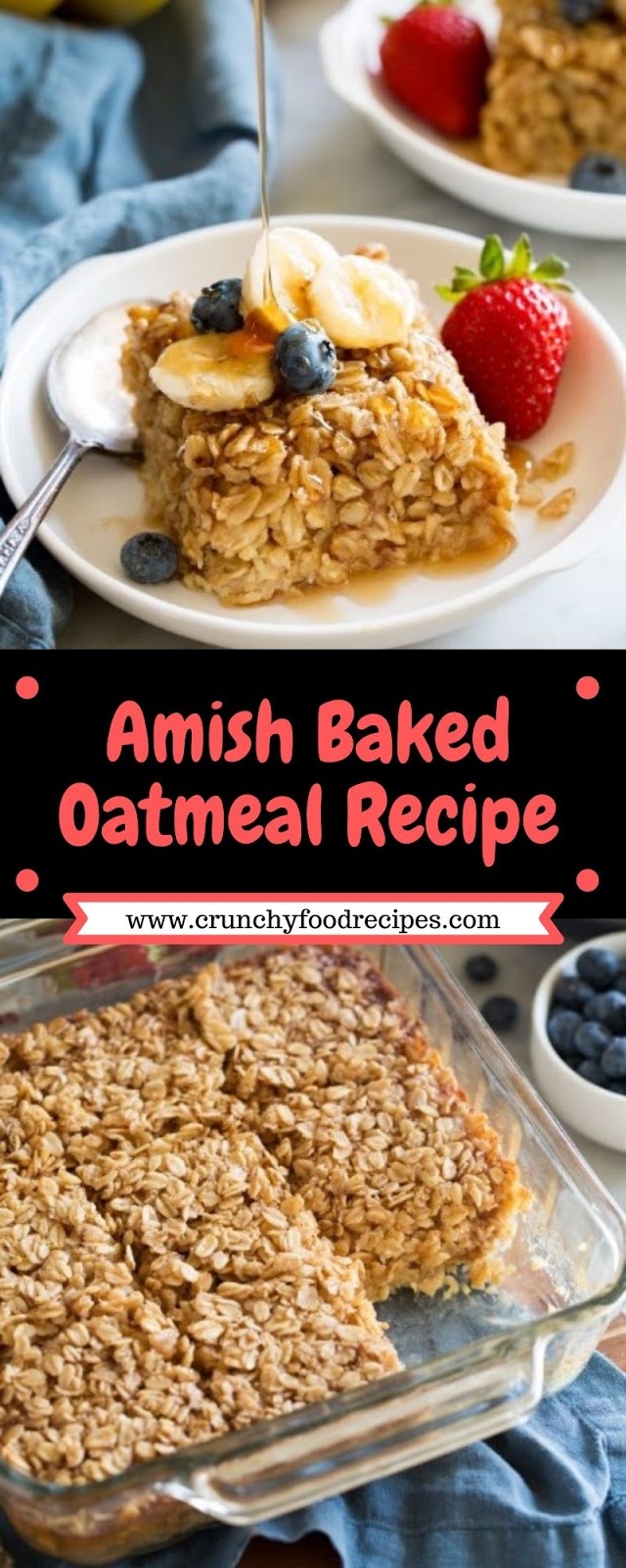 Amish Baked Oatmeal Recipe