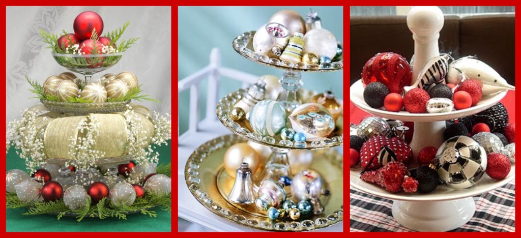 Tiered Christmas Centerpiece Ideas